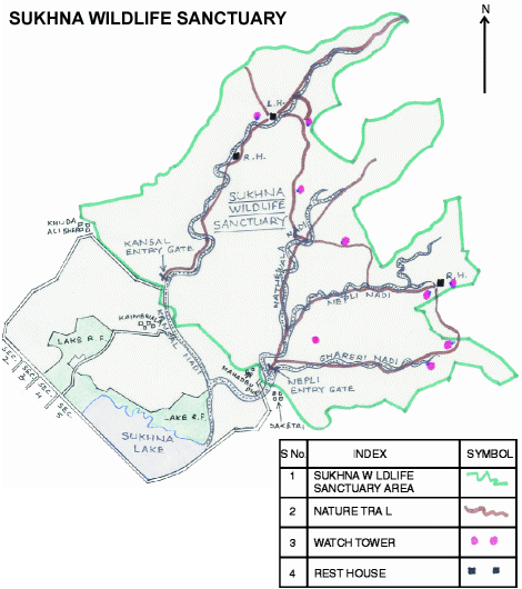 Wildlife-Sanctuary-Map